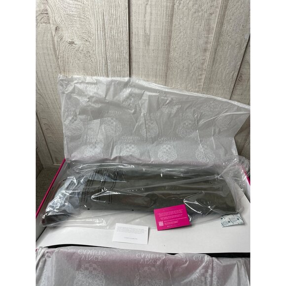 Vince Camuto VC Tibani Forrest Green Womens Sz 8.5 Suede Knee High Wedge Boots - Picture 10 of 12